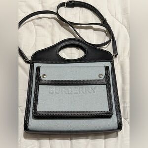 Burberry Black/Blue Crossbody Bag